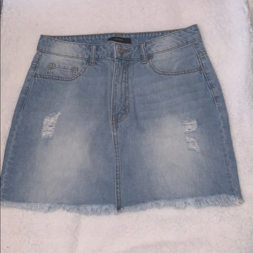 Denim skirt